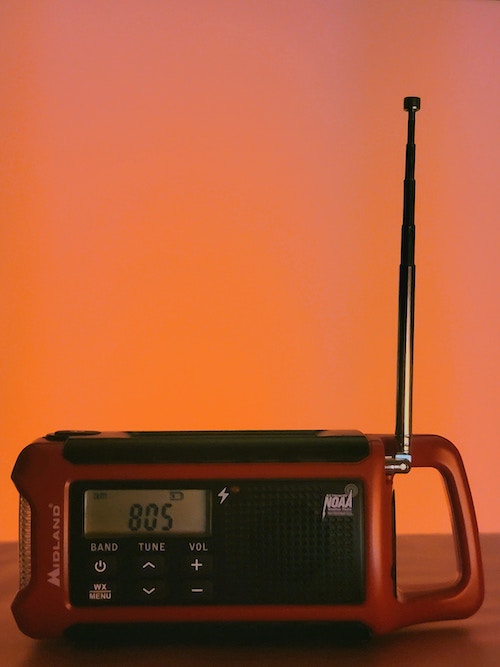 noodradio voor rampenrugzak